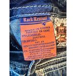 Rock Revival  Rhinestone Fay Easy boot women size 30 jeans western Rodeo Photo 7