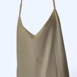 Flamingo White Camisole gold chain top XL NWT Photo 0