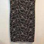 Badgley Mischka Belle Dress Black & Creamy Tan w/Beaded & Lace Neckline Sz 4 NWT Photo 7