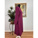 INEAR Los Ángeles Women’s Sheath Dress SM Long Sleeve Formal Corpcore Minimalist Purple Photo 6