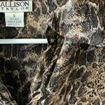 Allison Taylor sheer silk blouse size S Photo 5