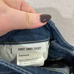 Paige Women's Jimmy Jimmy Short Rolled Cuff Jean Shorts - Dark Blue Size 26 Photo 5