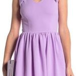 Love...Ady Bow Detail Purple Scuba Crepe Dress Photo 0