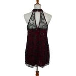 Altar'd State  Maroon Lace Sleeveless Mini Dress Small Cottagecore Boho Photo 4