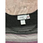 Jody California Womens Long Sleeve Top Size M Dark Red Made In USA Size M Photo 1