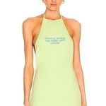 Revolve THE MAYFAIR GROUP x Halter Dress Green M/L Treating Humans Like Humans Photo 0