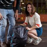 Cotopaxi Indigo & White Juego Raglan Baseball Tee T Shirt Top size Small Photo 6