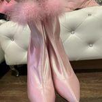 Gorgeous sold out dollskill pink faux fur boots Size 7 Photo 7