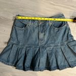 Denim Pleated‎ Mini Skirt Blue Size undefined Photo 6