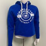 Charlotte FC Women's Cropped Blue Hoodie Sweatshirt Size XS Photo 1