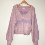 Urban Outfitters  Cassia Space-Dye V-Neck Sweater Photo 0