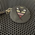 Victoria's Secret  Black Sequin Heart Pouch Photo 0