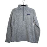 Patagonia Better Sweater Light Gray 1/4 Zip Fleece Sweatshirt Photo 0