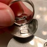 Silpada Pearl Rose Sterling Silver Rare Size 5.25 Lily Pearl Ring Israel Photo 4