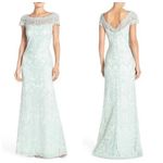 Tadashi Shoji  Sanda Embroidered Mint Dress | 8 Photo 2