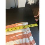 Athleta Striped Skirt Size M Orange White Stretch Casual Activewear Photo 8