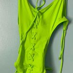 SKIMS NWT  lace up Monokini  Photo 3