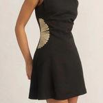 Mon Renn Yarah Black Mini Dress Size Small NWT Classic Silhouette Photo 0