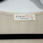 Perfect Peach Ribbed Color Block T Photo 1