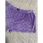 Way To Celebrate Halloween Velour Sweat Shorts Womens Size 2X Purple Soft NWT Photo 2