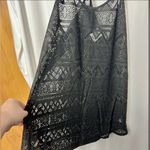 PINK - Victoria's Secret PINK by Victoria's Secret Black Lace Swim Cover Tank Top Size Small Photo 1