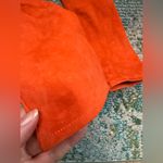 Vintage NOS The Limited long orange goat skin gloves, size small medium Photo 2