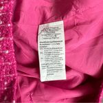 J.Crew Women’s New Pink Tweed V-neck sheath sleeveless dress fringe sz 10 Photo 4