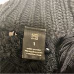 Scotch & Soda Maison Scotch Crochet Open Knit Fringe Sweater Swim Cover Up Black Photo 9