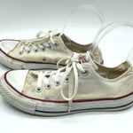 Converse All Star Sneakers Low Top Canvas White Mens 5 Womens 7 Photo 4