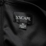 XScape . Women's One-Shoulder Side-Slit Dress. Photo 3