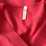 women knit shift dress size Medium coral pink short sleeve tunic Photo 2