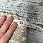 J. McLaughlin Women’s Pants Size 4 Beige White Floral Print Straight Leg Stretch Photo 4