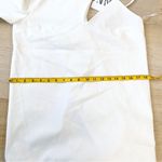 ZARA  short asymmetrical mini dress in off-white Photo 7