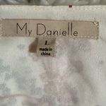 My Danielle Women’s Long Ruffle Dress Earthtone Floral Drop Waist Sz Lg NWOT Photo 11