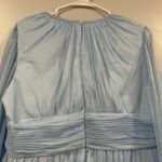 Mac Duggal  56082 Chiffon Cape Sleeve Ankle Length Dress with Keyhole sz 14 Photo 8