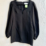 Significant Other Puff Sleeve 100% Cotton Fara Mini Dress Black Womens Size US 6 Photo 1