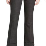 Tory Burch Tory Burch Madison Pant Phantom/Tory Navy Black Textured Cropped Flare Size 2 Photo 0