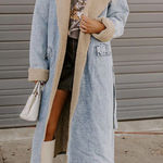 BOUTIQUE DENIM COAT Blue Size M Photo 0