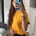 Zella  Women's Yellow and White Shirt Photo 2