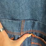 Faded Glory  Vintage 70s Hippie Groovy Denim Jean Overalls Blue Photo 8