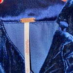 Free People Sapphire Blue Velvet Mini Dress Photo 5
