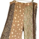 The Zig Zag Stripe size 3XL baggie pants art to wear mix match prints zebra colo Tan Photo 4