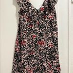 Zadig & Voltaire Dress Texas Disco Fever Skeletons Pink Black Red Ruffles L Photo 2
