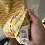 Mable yellow gingham plaid dress size small Gold Photo 11