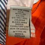 Stylus women’s Orange Flat front mid rise Shorts Size 10 Photo 6