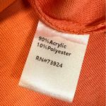 Ming Wang NWT Orange Sleeveless Tank Top XS Knit Scoop Neck Side Slits Layer Photo 6