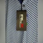 NEW Ralph Lauren RLX Airflow Sleeveless Golf Polo Women’s XS Blue Geo Photo 10