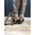 Charter Club Women's 8 Beige Leather Pointed Toe Stiletto Heel Dress Boots Photo 2