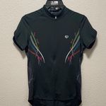 Pearl Izumi  Dark Grey Cycling Jersey with Colorful Stripes Photo 0