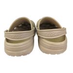 Crocs Classic Clog Women's Size 5 Beige Sand Casual Comfort Slip On Shoes Army Photo 4